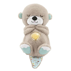 Heartbeat & Light-Up Belly Bear for Babies – Soothing Sleep Plush Toy (25cm)